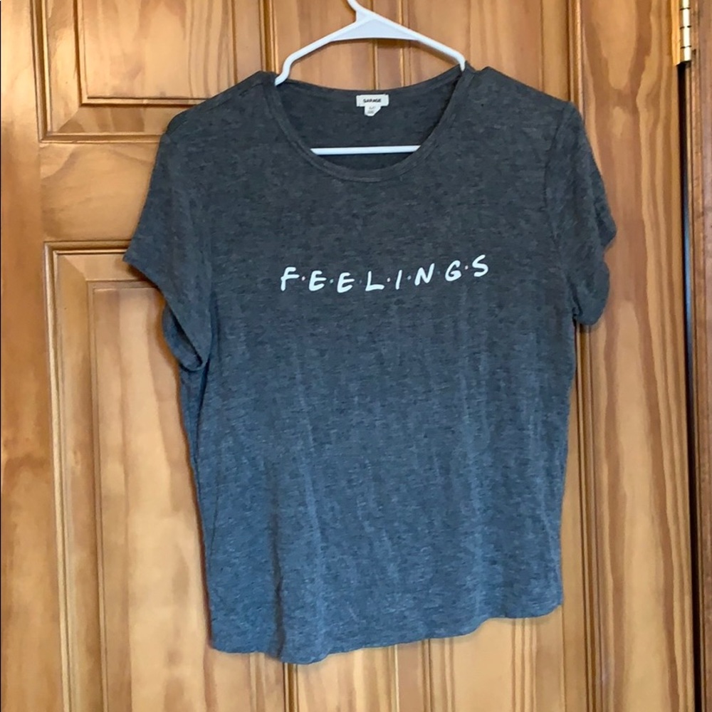 Gray feelings t-shirt